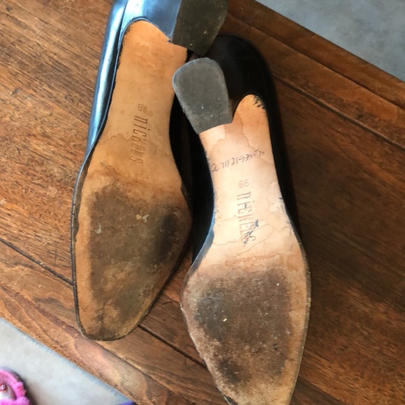 Nickles 2 1/2 in Black Leather Slip on - Picture 4 of 8